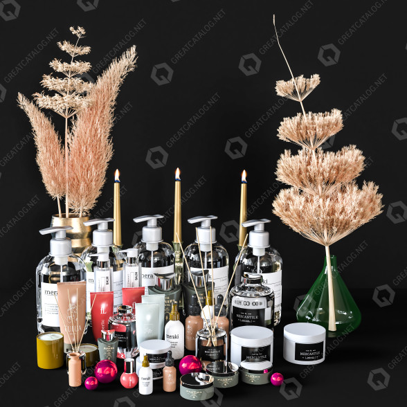 Декор Bathroom Accessories Vol 11 3D модель