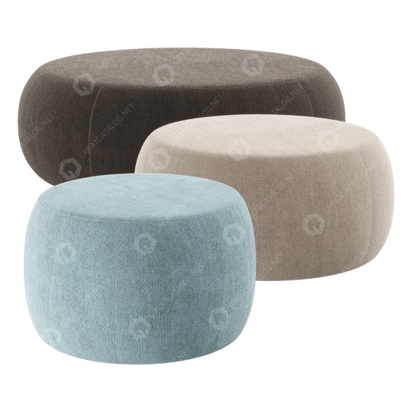 Poufs Treku Laika 3D-Modell