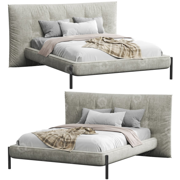 Bett Novamobili Tufte 3D-Modell