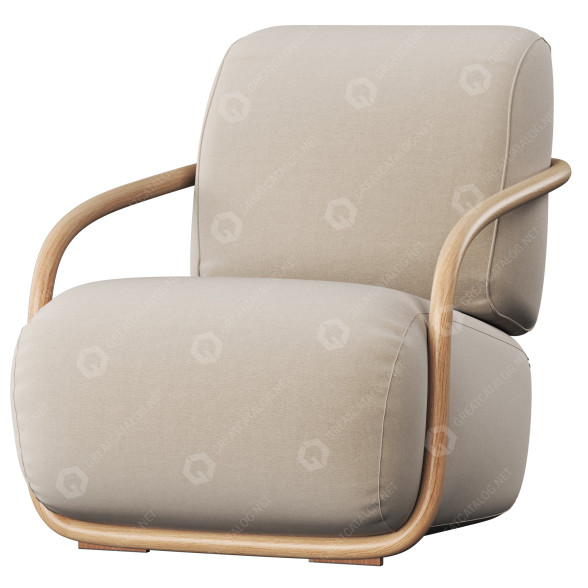 Fotel Thonet Christian Werner 2001 model 3D