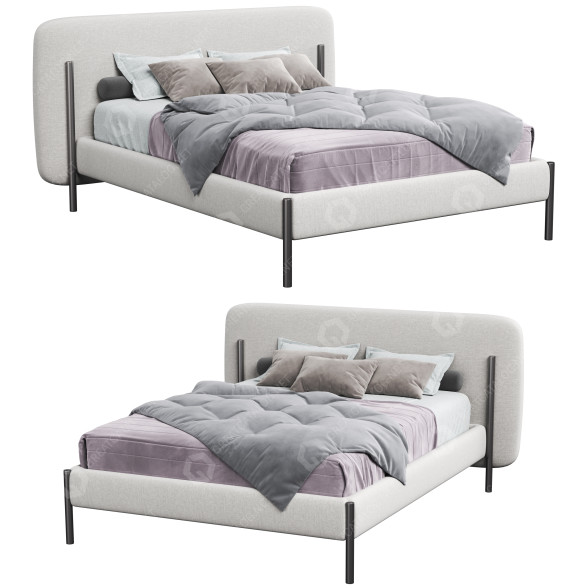 Bett Piermaria Hiro 3D-Modell