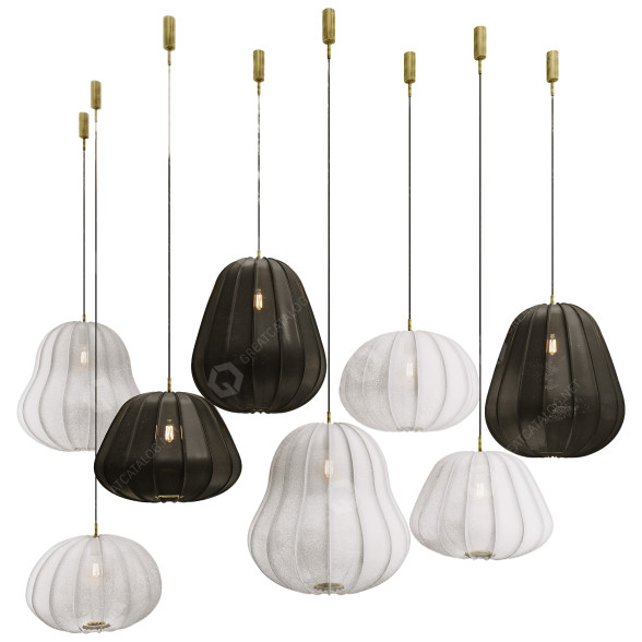 Pendant Lamps Ay Illuminate Hozuki 3D model