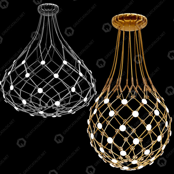 Lámpara colgante Luceplan Mesh Modelo 3D