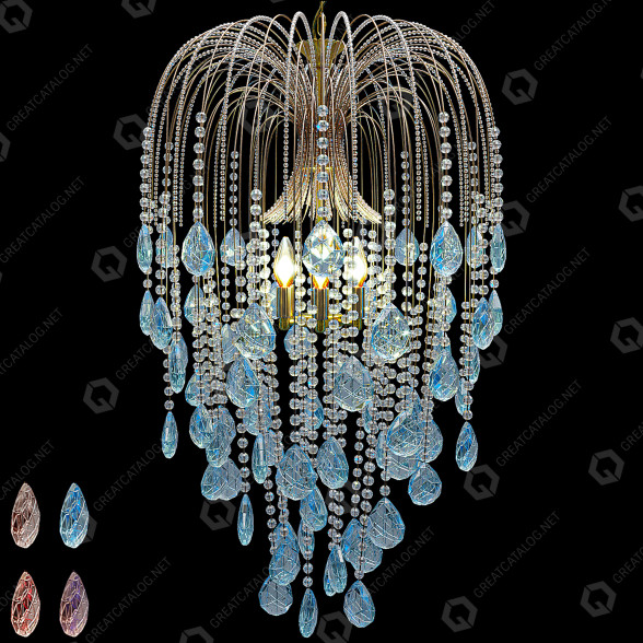 Lustre Impex Lighting Crystal Collection 004 modèle 3D
