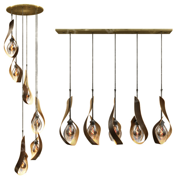 Pendant Lamps Ericksen Design Swoon Grey 3D model