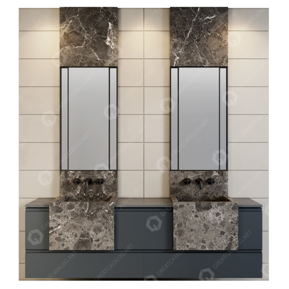 Badezimmer Marble 9 3D-Modell