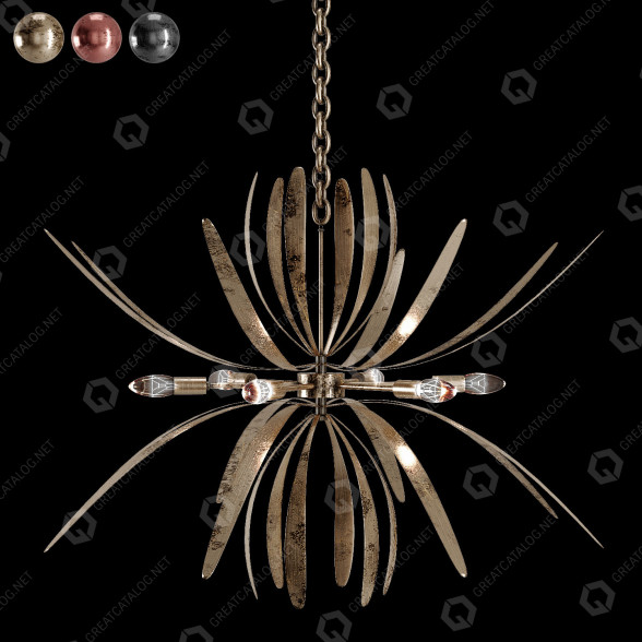 Lustre Hubbardton Forge Dahlia modèle 3D