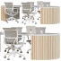 Workspace Oval Wood Table - 3dartistaskari1370