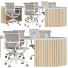 Workspace Oval Wood Table - 3dartistaskari1370