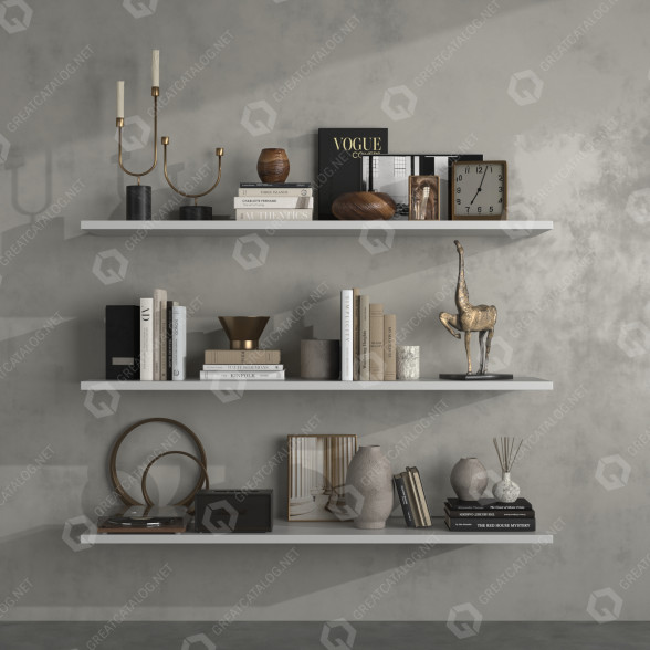 Декор Set 001 3D модель