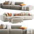 Sofa Vitra Soft Three-Seater - Visual.3d.art