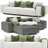 Дивани Vitra Soft Two-Seater - Visual.3d.art