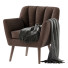 Fauteuil GDF Studio Madelyn Mid Century Modern Fabric Club - SIaArt