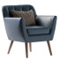 Fauteuil GDF Studio Madelyn Mid Century Modern Leather Club - SIaArt