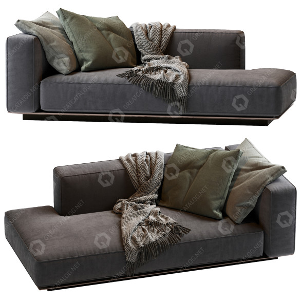 Couch Flexform Grandemare 3D model