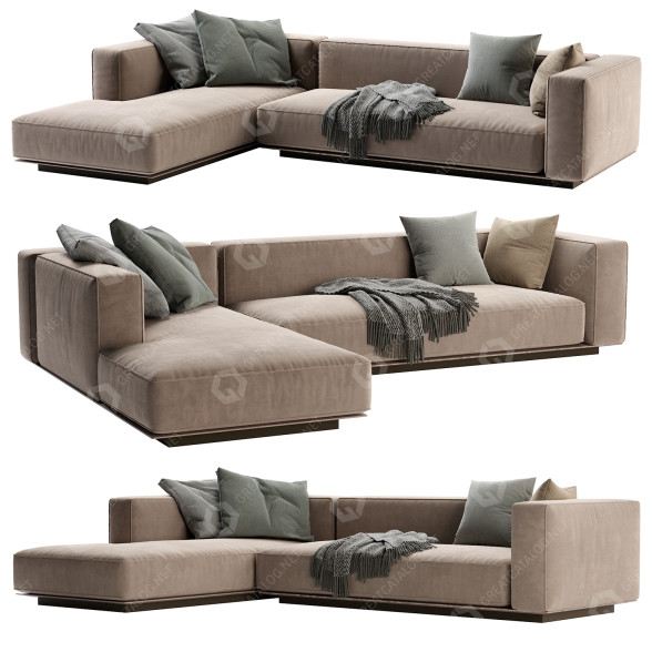 Sofa Flexform Corner Grandemare 3D-Modell