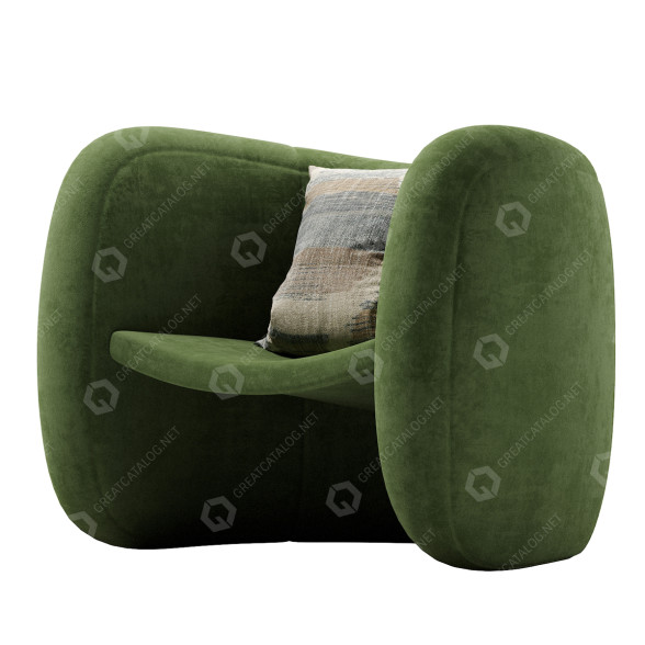 Fauteuil Tacchini Lagoa modèle 3D