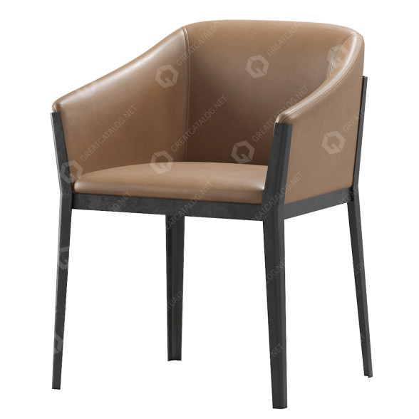 Fauteuil Cassina Cotone Slim modèle 3D