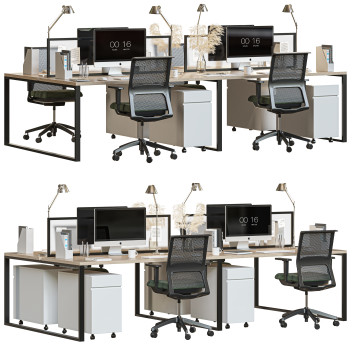 Workspace Office Set 3D model