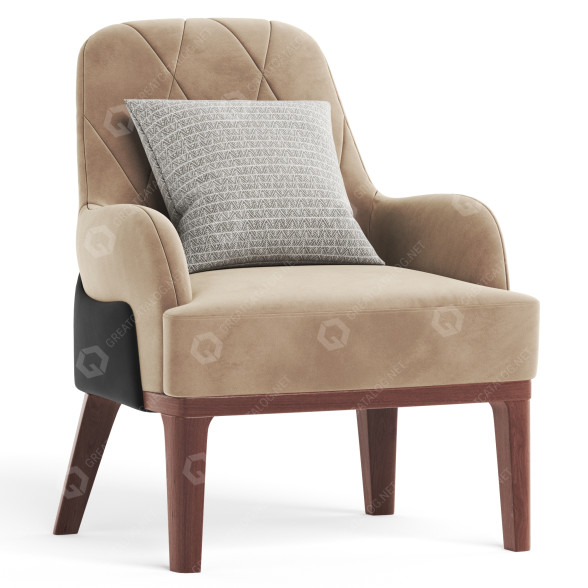 Sessel Tirolo Gill 3D-Modell