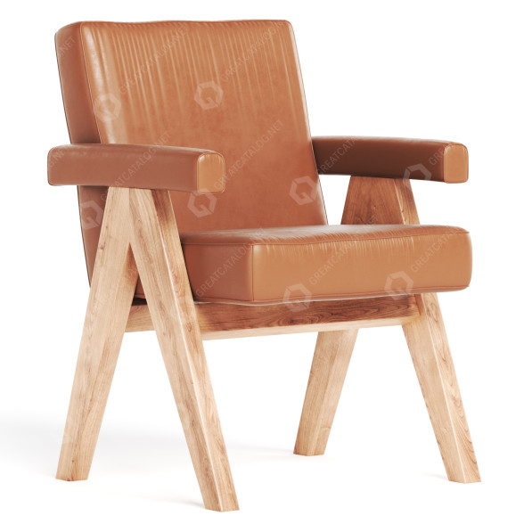Armchair Cassina Commitee 3D model