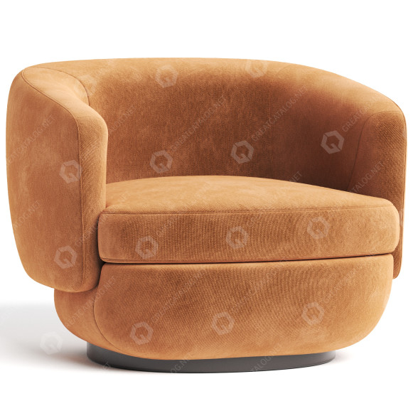 Armchair Cantori Gabrielle 3D model