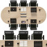 Workspace Oval Table - 3dartistaskari1370