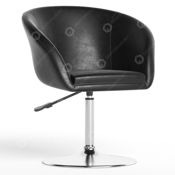 Office Chair Matys Wide Swivel Barrel by Orren Ellis 3D model