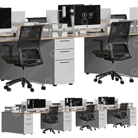 Workspace Set 11 3D model