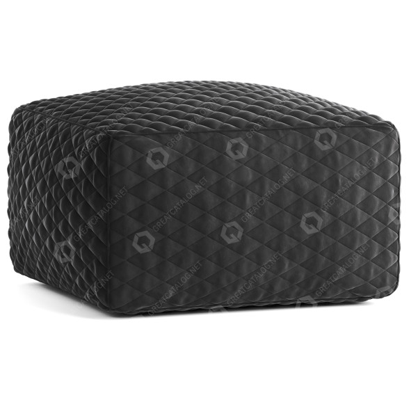 Hocker Pusku pusku Softbox Lure Luxe 3D-Modell
