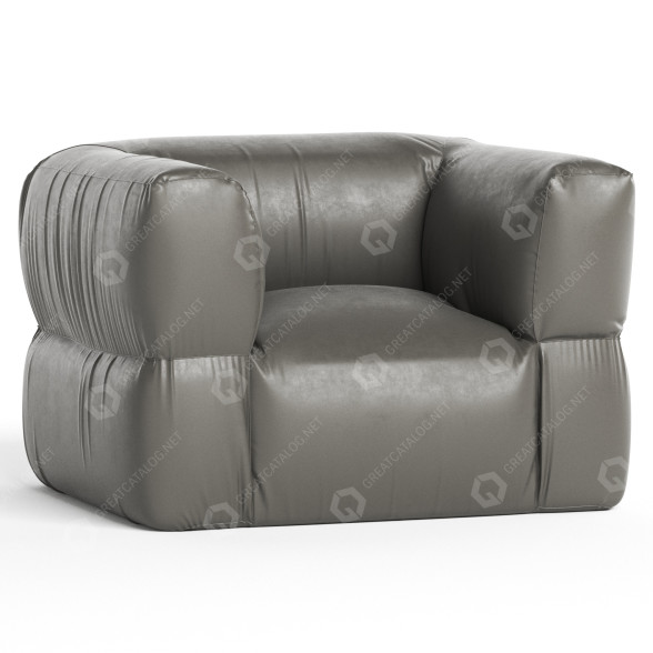 Fotel Grado Design Toast Leather model 3D