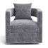 Sillón Joss & Main Wide Velvet Swivel Barrel - Viktorvfx