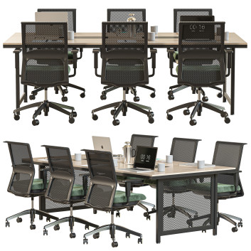 Workspace Table Set 3D model