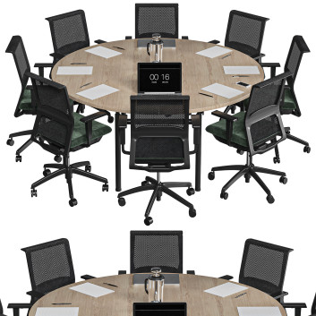 Arbeitsbereich  Oval Conference 3D-Modell