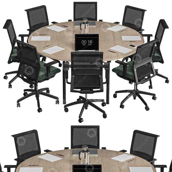 Workspace Oval Conference 3D model