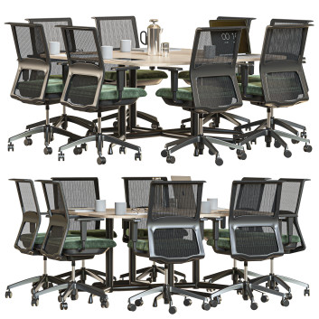 Büro  Square Conferende Table 3D-Modell