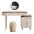 Schminktisch und Pouf Artic Led Mirror Duco Color - Muhammad CGI