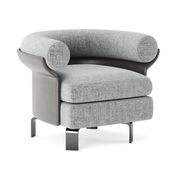Armchair  Minotti Mattia 3D model