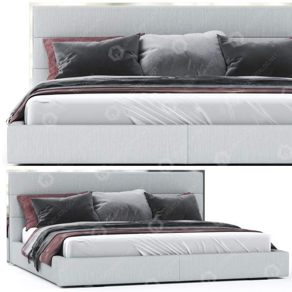 Cama GIOPAGANI Guilty Modelo 3D