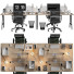 Espacio de trabajo Office Set - 3dartistaskari1370
