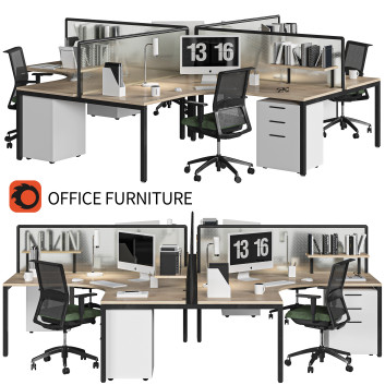 Espacio de trabajo Modern Modelo 3D