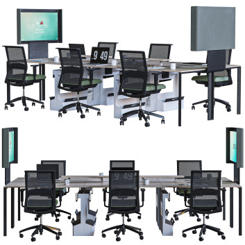 Espacio de trabajo Modern Modelo 3D