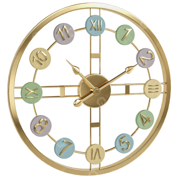 Reloj Gold 2 Modelo 3D