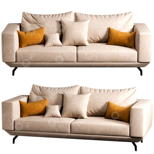 Диван NR23 Two Seater 3D модель