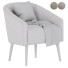 Armchair West Elm Curved Nest - zvezdaboy