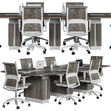 Espacio de trabajo Brown Conference Modelo 3D