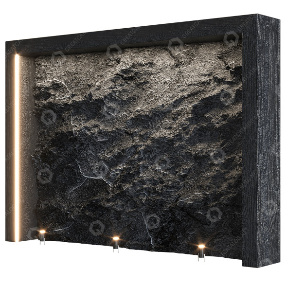 Decoración Stone Wall 8 Modelo 3D