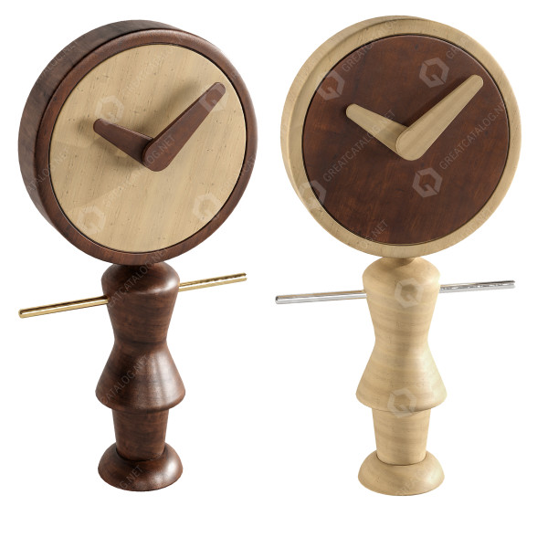 Часы Wood 3D модель