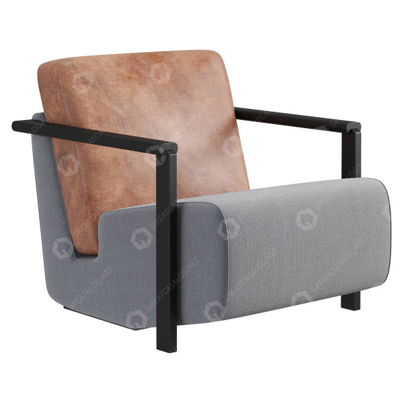 Armchair Haymann Editions Franck 3D model
