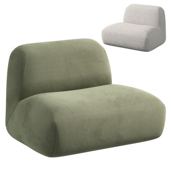Fotel BoConcept Teddy Hippo Loveseat Boucle Cloud
